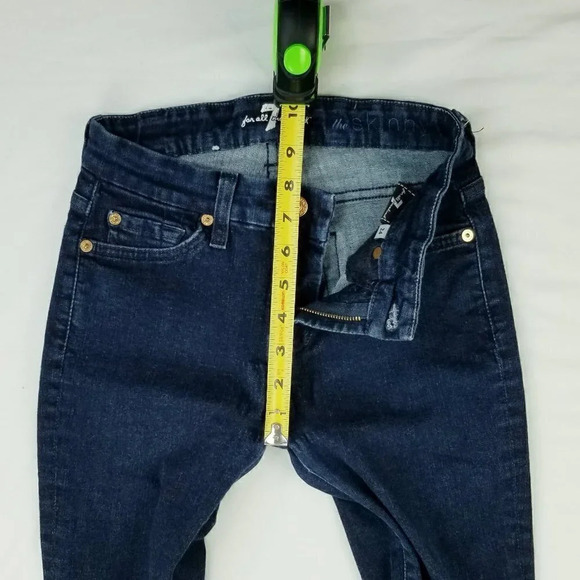 7 For All Mankind Size 24 The Skinny Women's Jeans - Picture 4 of 9
